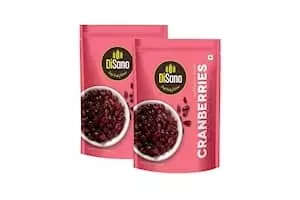 DiSano Californian Dried Whole Cranberry, 200g (Pack of 2)